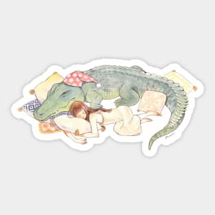 おやすみわに Sticker